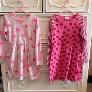 Girls Heart Dress Bundle 6-7